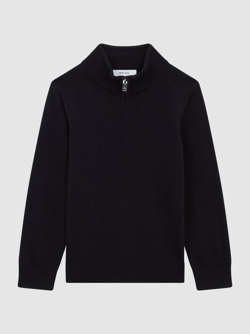 Blackhall Junior Zip Up Knitted Jumper