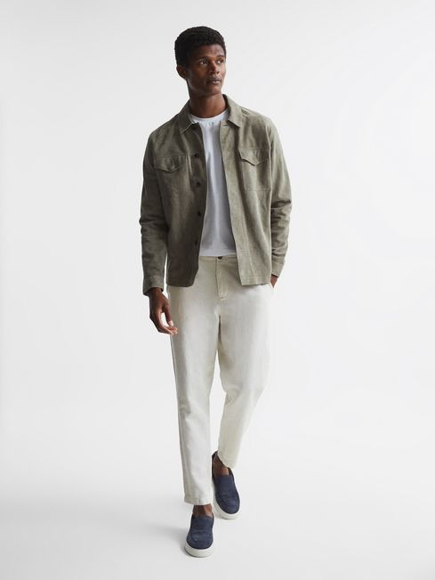 Truce Cotton Linen Blend Casual Trousers