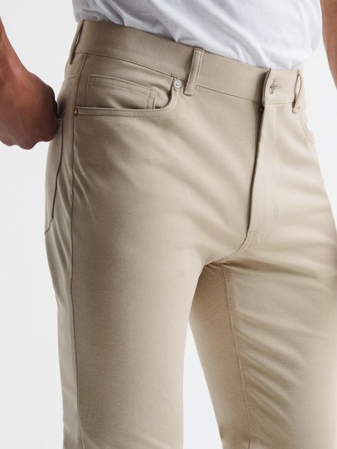 Nubury Jersey Slim Fit Chino Trousers