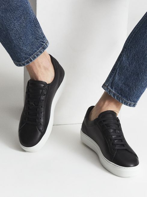 Finley Leather Trainers
