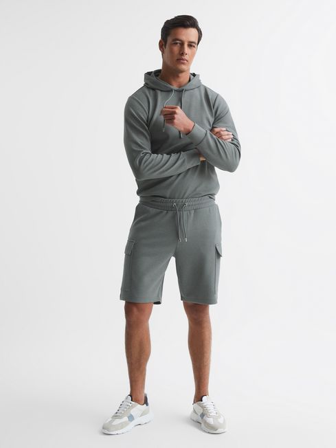 Oliver Interlock Jersey Cargo Shorts