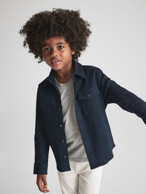 James Jersey Textured OverShirt