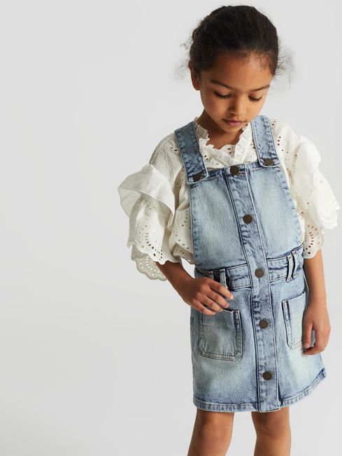 Loren Jr Junior Denim Dungaree Dress