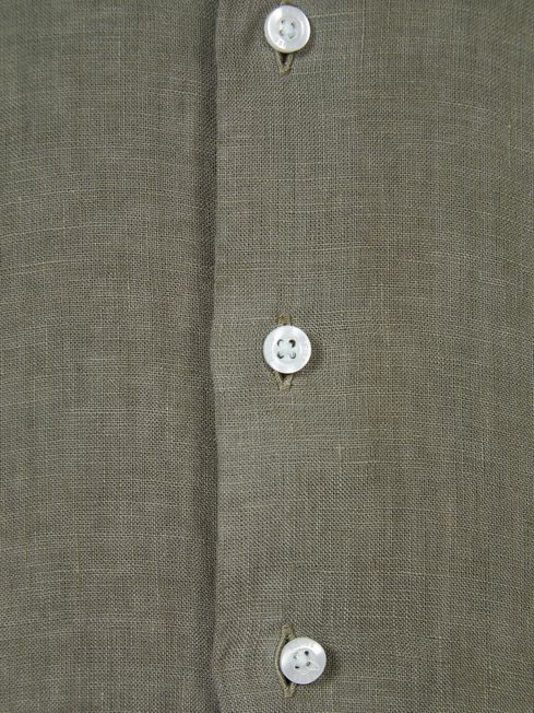 Ruban Long Sleeve Linen Shirt