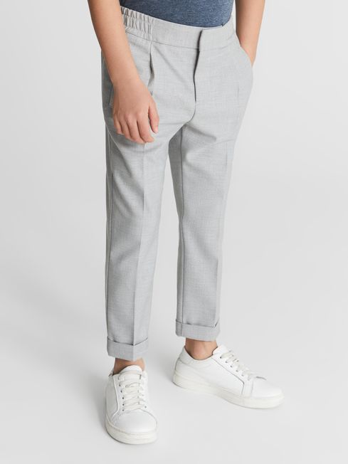 Brighton Casual Cropped Tapered Trousers