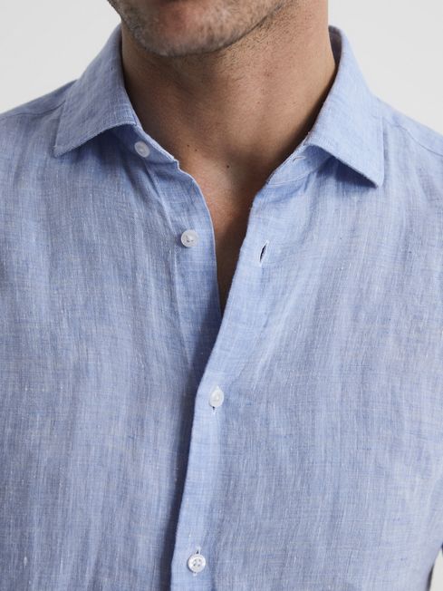 Holiday Linen Slim Fit Shirt