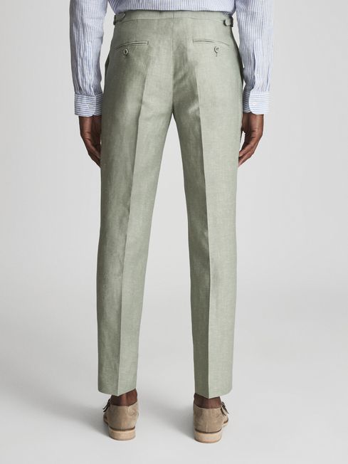 Hue Linen Blend Mixer Trousers