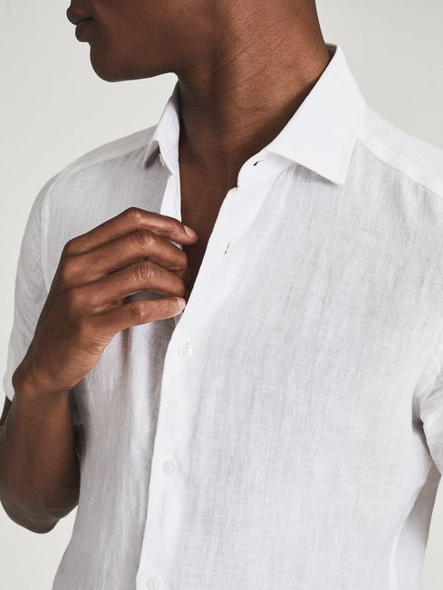 Holiday Linen Slim Fit Shirt