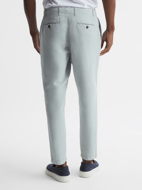 Truce Cotton Linen Blend Casual Trousers