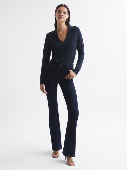 Candise Collared Knitted Jumper