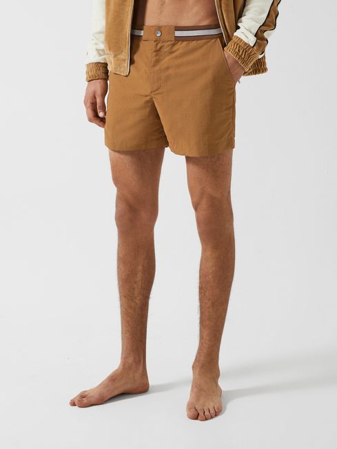 Sunseeker - Che Contrast Waistband Swim Shorts