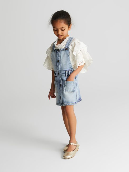 Loren Jr Junior Denim Dungaree Dress