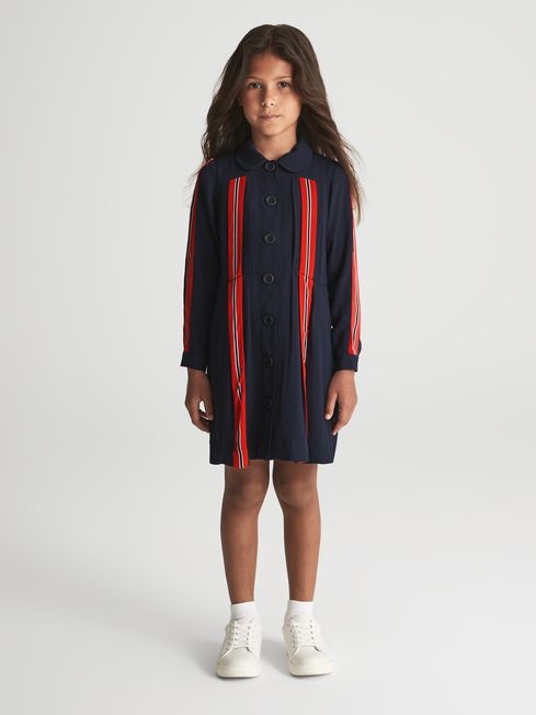 Abby Long Sleeve Button Front Dress