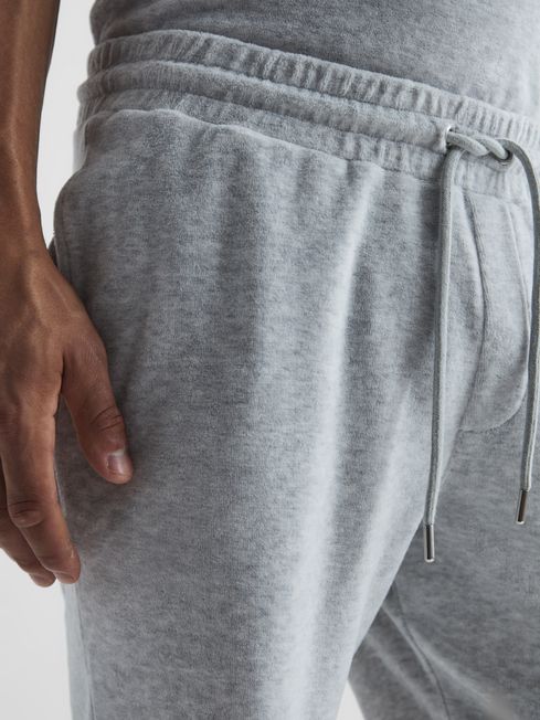 Vance Velour Drawstring Shorts