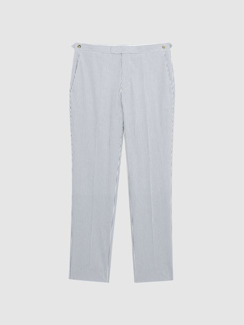 Barr Seersucker Mixer Trousers