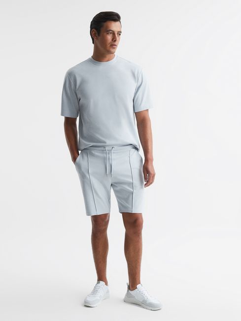 Cullen Drawstring Pintuck Shorts