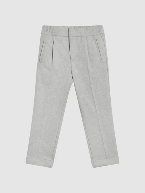Brighton Casual Cropped Tapered Trousers