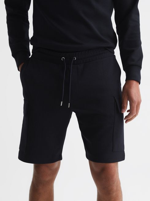 Oliver Interlock Jersey Cargo Shorts
