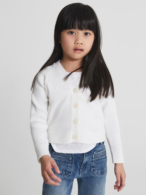 Abby Jr Junior Cashmere Blend Cardigan