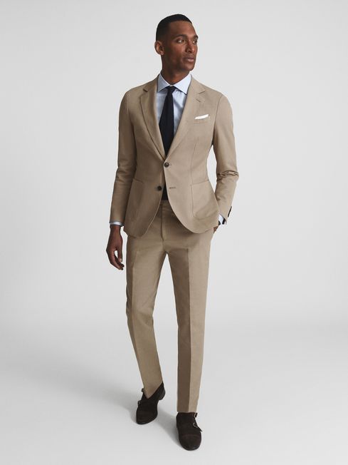 Train Cotton Slub Formal Trousers