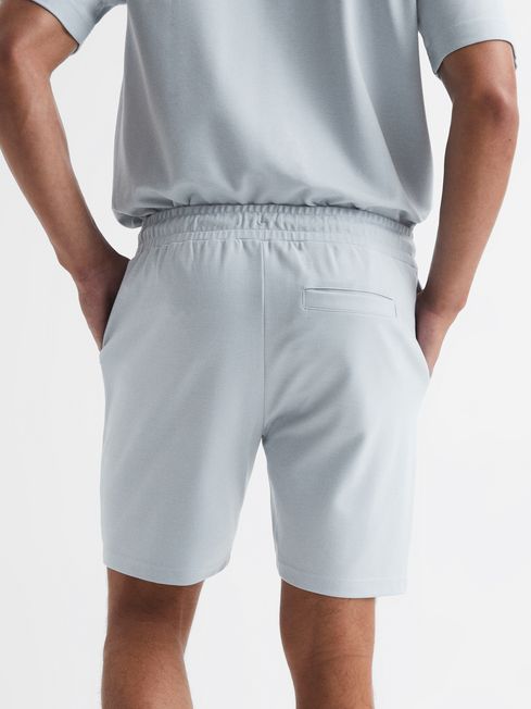 Cullen Drawstring Pintuck Shorts