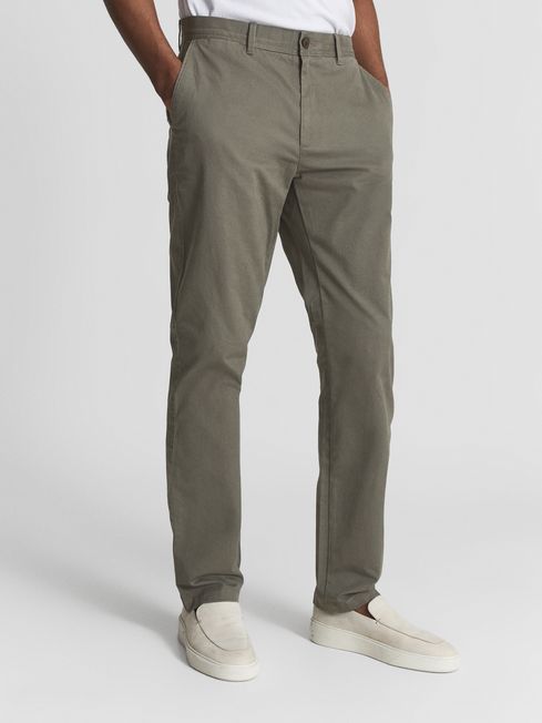 Pitch Washed Slim Fit Chinos