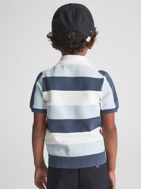 Herald Half Zip Colourblock Polo T-Shirt