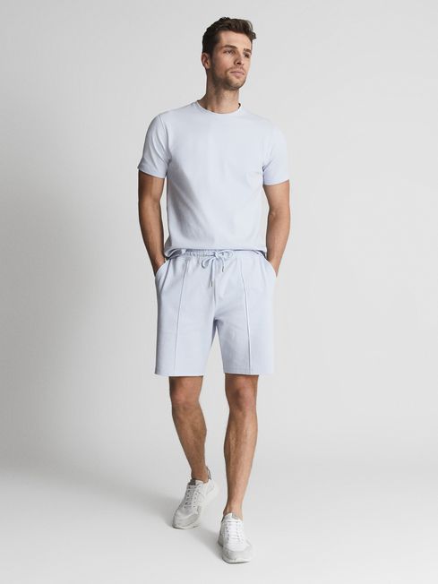 Norton Textured Drawstring Jersey Shorts