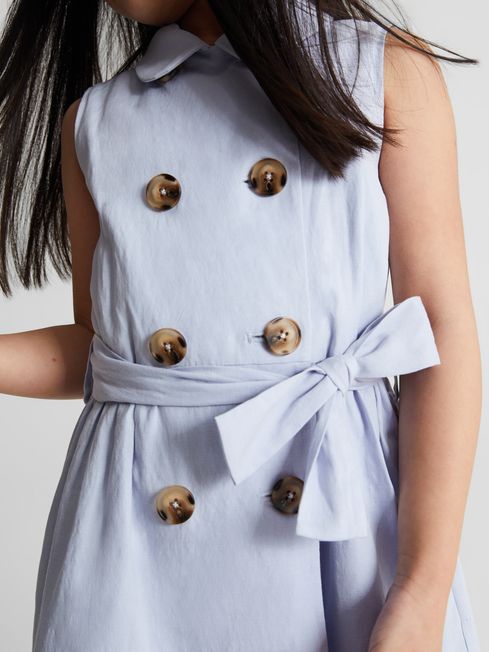 Dana Jr Junior Linen Blend Mini Dress