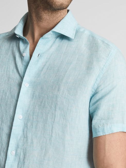 Holiday Linen Slim Fit Shirt