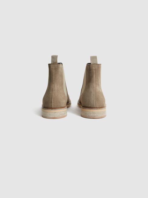 Tenor Suede Leather Chelsea Boots