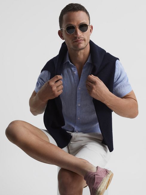 Holiday Linen Slim Fit Shirt