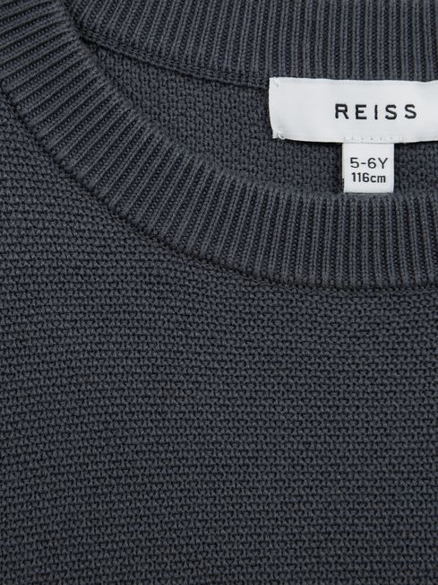 Brookes Stitch Interest Crew Neck Jumper