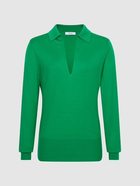 Candise Collared Knitted Jumper