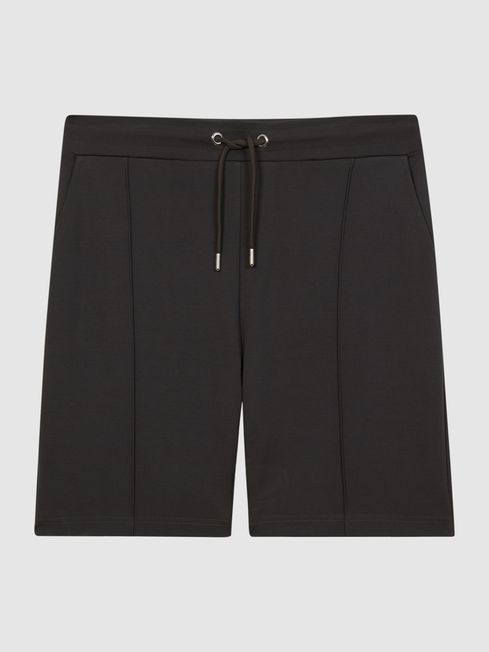 Cullen Drawstring Pintuck Shorts