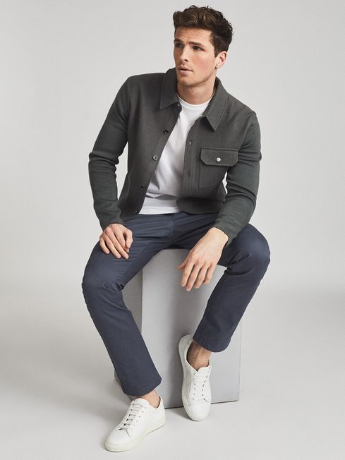 Pitch Washed Slim Fit Chinos