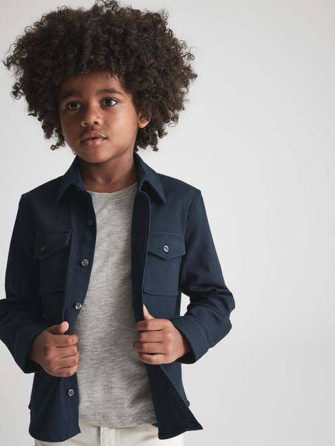 James Jersey Textured OverShirt