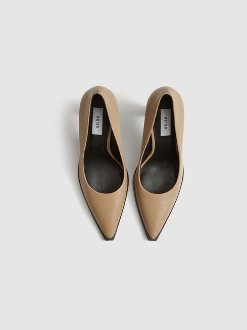 Ada Court Leather Court Shoes