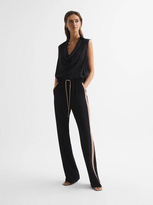 Ameliee Cowl Front Sleeveless Blouse