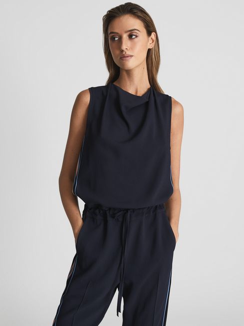 Henlee Side Stripe Jumpsuit