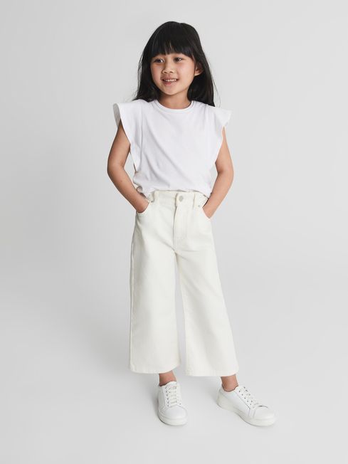 Jude Jr Junior Ruffle Shoulder T-Shirt