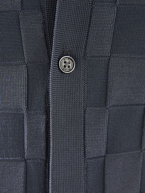 Santo - Che Basket Weave Cuban Collar Shirt