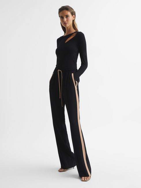Aubrey Cut-Out Long Sleeve Top