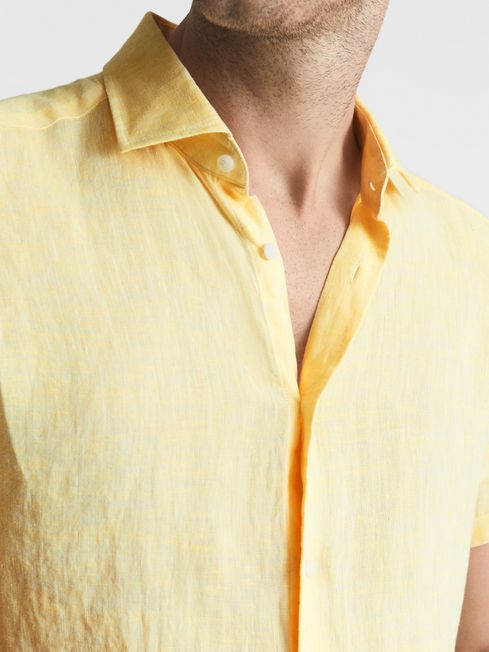 Holiday Linen Slim Fit Shirt