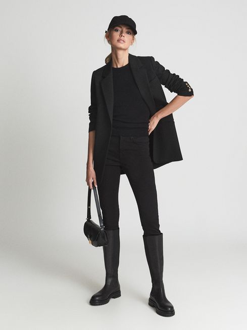 Lux Mid Rise Skinny Jeans