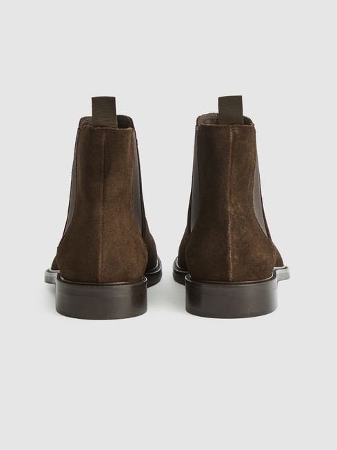 Tenor Suede Leather Chelsea Boots