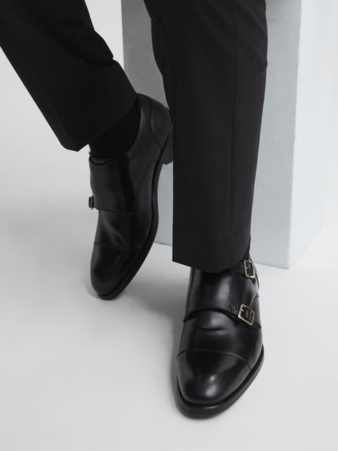 Rivington Leather Monk Strap Shoes