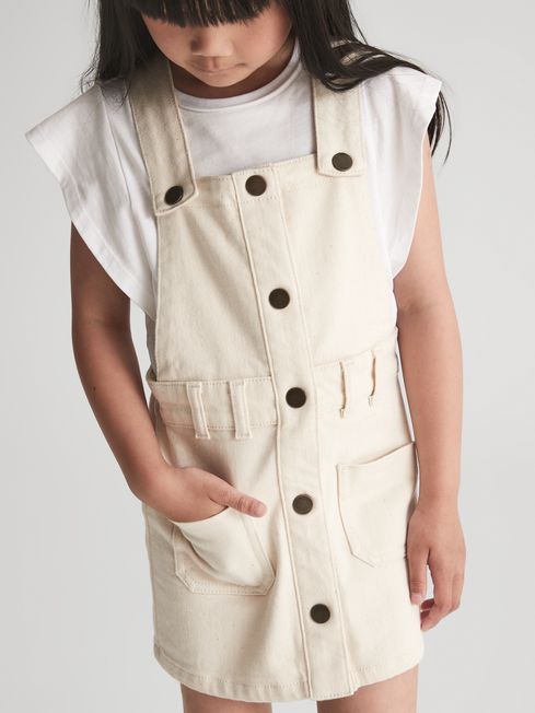 Loren Jr Junior Denim Dungaree Dress