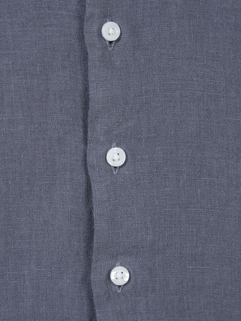 Ruban Long Sleeve Linen Shirt