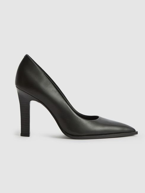 Ada Court Leather Court Shoes